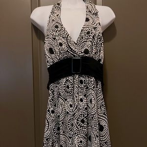 Wrapper white and black top size Large